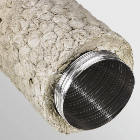 Tubage flexible double inox pré-isolé Ten Liss Ø150 mm - longueur 7 m TEN