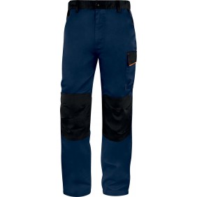 Pantalon de travail Mach 1 bleu - 5 poches - emplacement genouillères DELTA PLUS