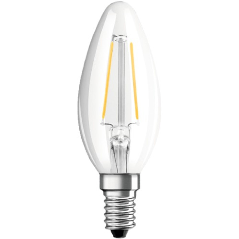 Ampoule LED E14 Flamme - 4W - Mat - Filament