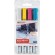Pochette de 4 marqueurs E-95 pour surfaces en verre - pointe ogive 1,5-3 mm