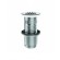 Bonde lavabo universelle à grille avec/ss trop plein H100 mm recoupable