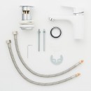 Mitigeur monocommande - lavabo - blanc et chromé Alaska 6.jpg SCHÜTTE