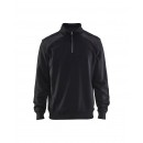 Sweat camionneur avec détail aux épaules - noir et gris moyen BLAKLADER