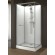 Cabine de douche rectangulaire - 120 x 80 cm porte coulissante - Kara