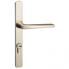 Poignées de porte pour plaque - aluminium champagne - Riviera VACHETTE