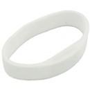 Bracelet en silicone à puce RFID Mifare Desfire 2K - blanc - par 5 SALTO