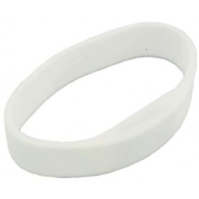 Bracelet en silicone à puce RFID Mifare Desfire 2K - blanc - par 5 SALTO