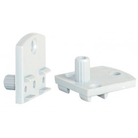 Platine de fixation pour traverse aluminium 30x15 mm SYNERCIA