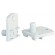 Platine de fixation pour traverse aluminium 30x15 mm