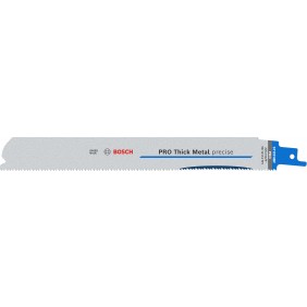 5 lames de scie sabre PRO bimétal Précision Métal - 225mm - S1137HBF BOSCH