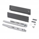 Tiroir extérieur Vertex 3D gris anthracite - hauteur 131 mm - charge 40 kg EMUCA