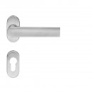 Poignées de porte sur rosaces étroites London pour porte chassis KARCHER DESIGN