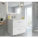 Meuble sous vasque 60 cm suspendu Angelo- 2 tiroirs - Graphite Angelo Néova.jpeg Néova