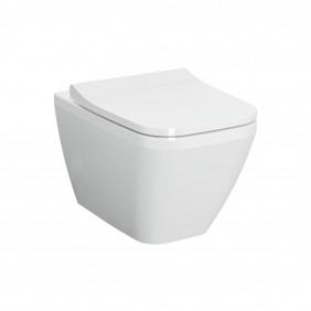 Cuvette WC suspendue carrée sans bride sans abattant - Integra Square VITRA