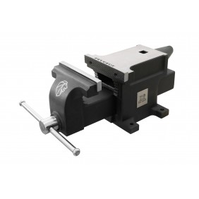 Étau D'établi Peugeot 125 Mm - Mors Parallèles, Base Pivotante 360°, Capacité 130 Mm