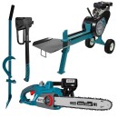 Pack fendeur de bûche cinétique KS 15TKG 52/35 + tronçonneuse 2400W + levier + hache OFFERTS KONNER & SOHNEN