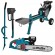 Pack fendeur de bûche cinétique KS 15TKG 52/35 + tronçonneuse 2400W + levier + hache OFFERTS