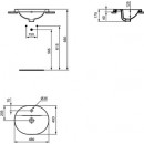 schema-vasque-ronde-encastrer-connect-ideal-standard-bricozor.jpeg IDEAL STANDARD
