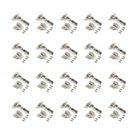 Charnière invisible 100° + embase à visser - lot de 20 - X91N EMUCA