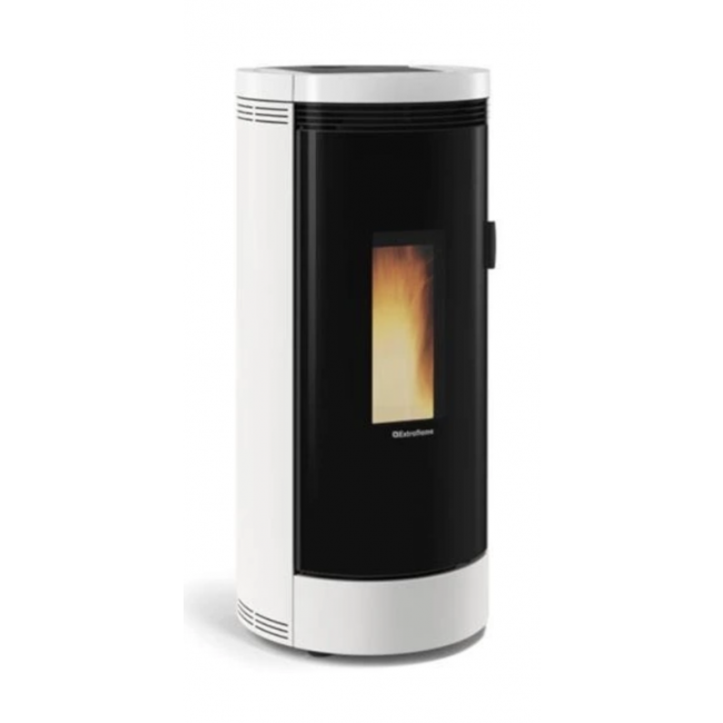 Poêle à granulés étanche et ventilé - 9 kW-N - Debby Blanc LA NORDICA EXTRAFLAME