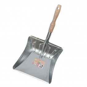 Pelle à poussière en métal avec manche bois BRICOZOR