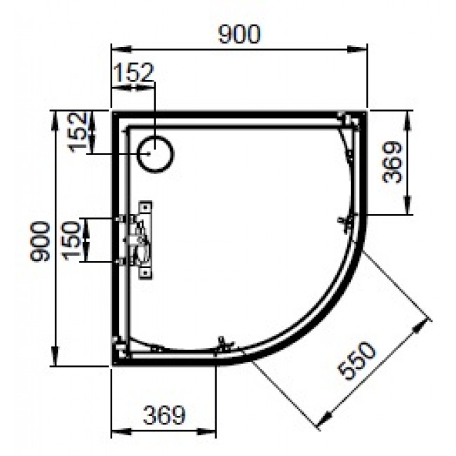 schema-cabine-de-douche-1-4-rond-90-cm-iziglass-2-acces-angle-portes-coulissantes.jpg LEDA
