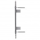 Fiche à lacets massive à lames en acier poli - diamètre 13 mm DUBOIS