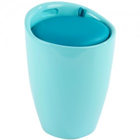 Tabouret/bac à linge pour salle de bain - Candy - ABS WENKO
