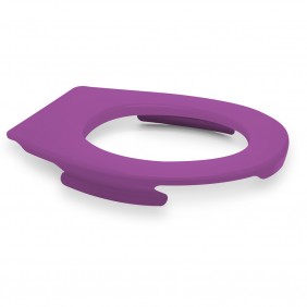 Lunette wc clipsable - 100 % hygiénique - violet PAPADO