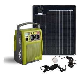 Pack station d'énergie portative IZYWATT 288 & panneau solaire 50W ORIUM