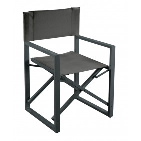 Lot de 2 fauteuils de jardin directeur - assise en textilène - Sonarina INDOOR OUTDOOR