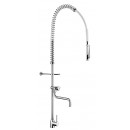 Mitigeur cuisine professionnel avec robinet de puisage et bec télescopique DELABIE