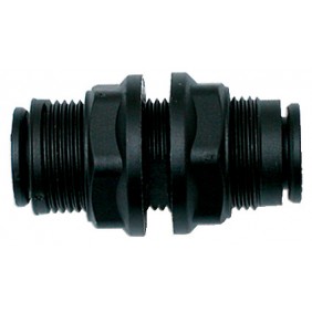 Raccord union traversé de cloison égale 3116 - polymère technique PARKER LEGRIS