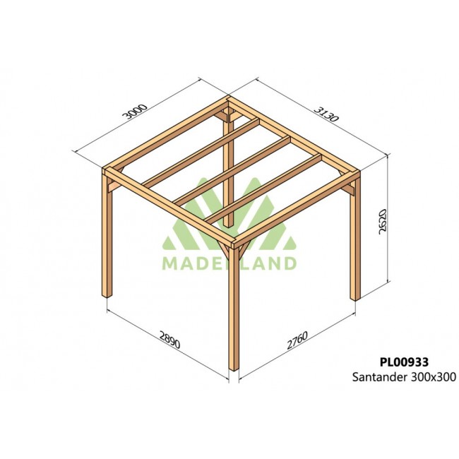 Pergola-en-bois-autoportante-Santander-300x300-cm-Maderland.jpg MADERLAND