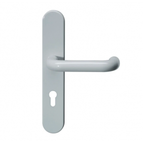 Plaques clé I pour poignées de porte - polyamide blanc - 111 HEWI