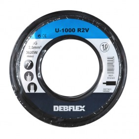 Câble rigide - U-1000 R2V - noir DEBFLEX