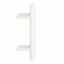 Bâton de maréchal LEViiTA - modèle incliné - blanc RAL 9010 TIRARD