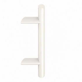 Bâton de maréchal LEViiTA - modèle incliné - blanc RAL 9010 TIRARD