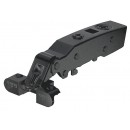 Charnière invisible 95° à visser - Sensys 8638i - Noir Obsidien HETTICH