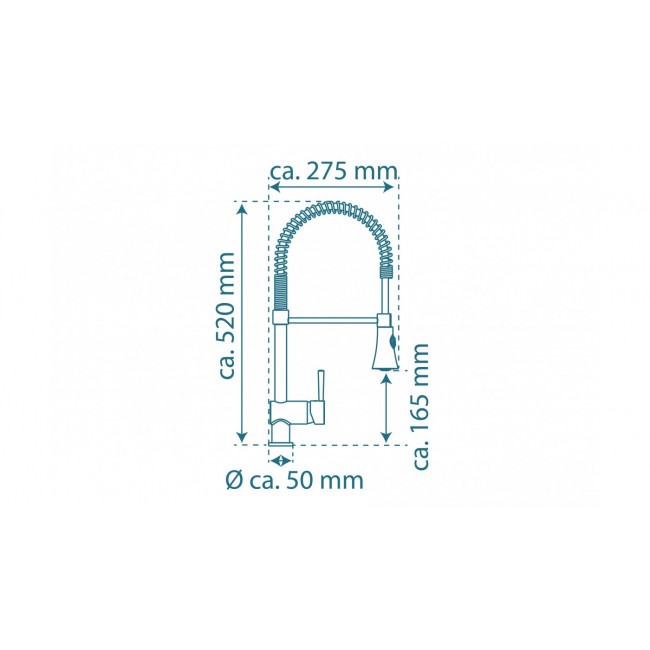 Mitigeur monocommade cuisine - avec ressort en spirale - Cornwall.jpeg SCHÜTTE