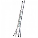 Échelle à coulisse à corde en aluminium Hauteur de travail 6,95m - Platinium 300 TUBESCA