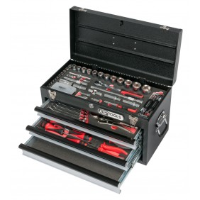 Coffre à outils ULTIMATE® - 3 tiroirs et plateau - 114 pièces KS TOOLS