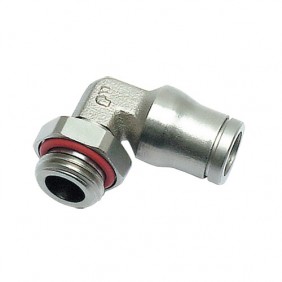 Raccord équerre compacte à piquage mâle filetage BSPP cylindrique 3699 PARKER