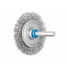 Brosse plate non torsadée RBU sur tige en inox - par 10 PFERD