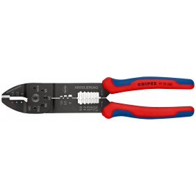 Pince à sertir universelle avec gaines bi-matière - longueur 240 mm KNIPEX