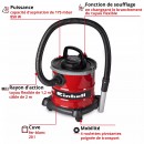 Aspirateur à cendres - 850W - cuve 20L - TC-AV 2032 DW 2.jpeg EINHELL