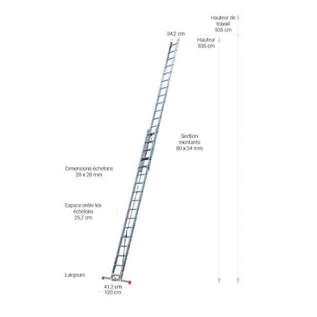 Echelle coulissante à corde - 2x17 échelons - hauteur de travail 9,35m.jpg ESCALUX