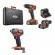 Pack perceuse à percussion Brushless 18V + Visseuse à chocs Brushless 18V - CK18-AC-2BL-X02B