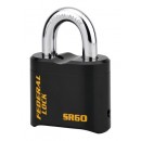 Cadenas renforcé à code - SR - en acier - 4 viroles FTH THIRARD