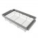 Kit panier en fils d'acier + cadre pour dressing Quartz - finition titane